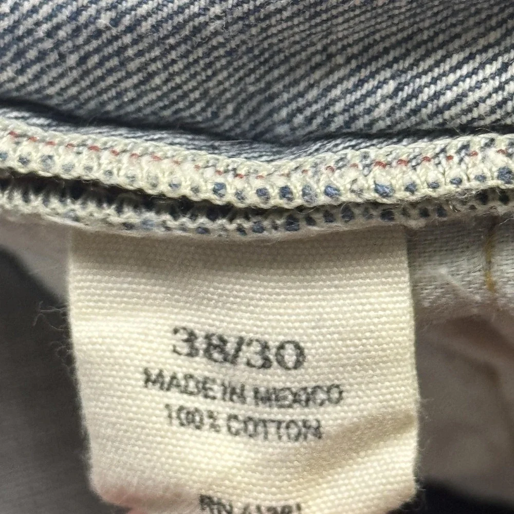 Polo Ralph Lauren Jeans Mens 38x30‎ Hampton Straight Blue Light Wash Denim